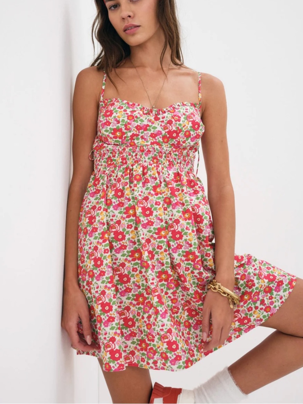 •For Love and Lemons• Auden floral mini dress